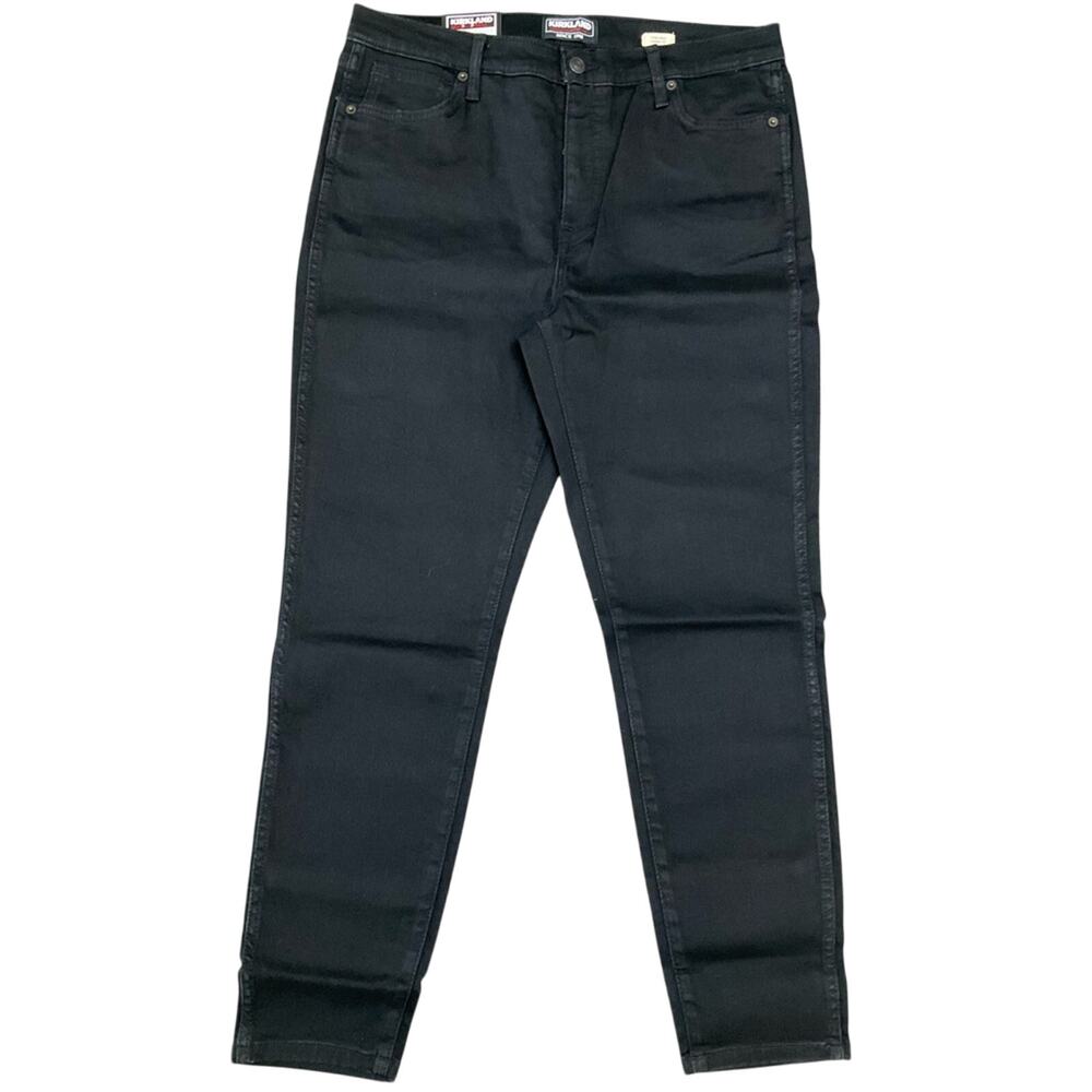 Kirkland Signature Women’s Jeans Stretch Black Size 14 NWT